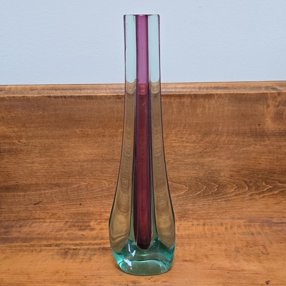 Murano Art Glass Vase Possibly Galliano Ferro